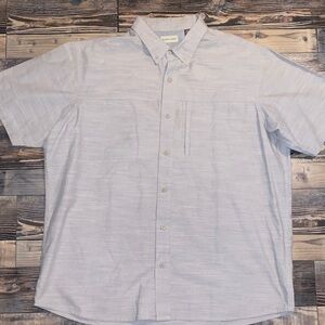 Classic Light Gray Button-Down Shirt